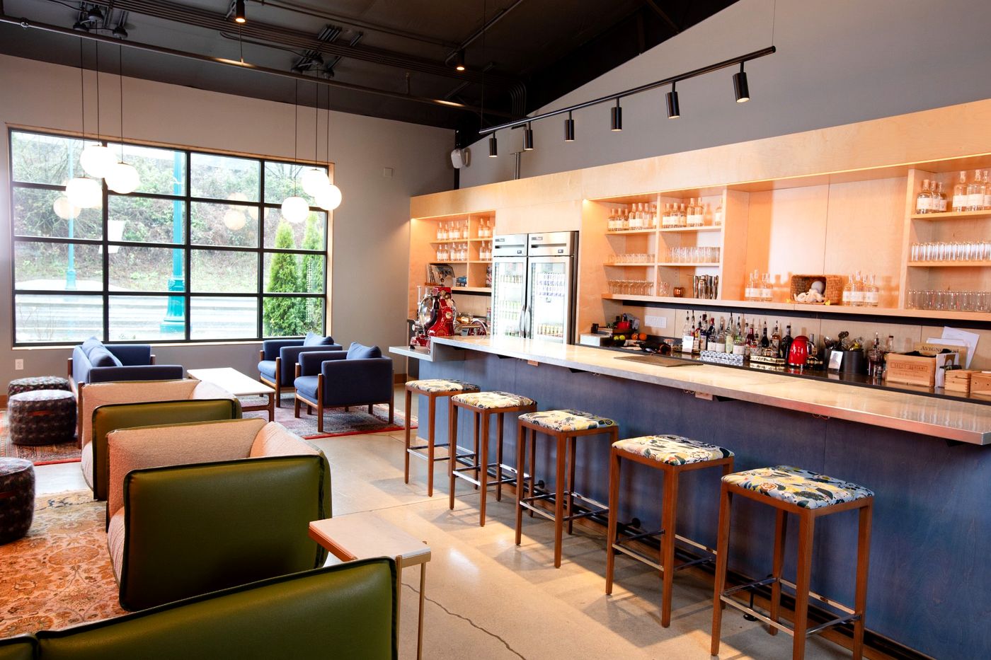 Distillery bar interior